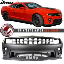 Painted Fits 10 13 Chevrolet Camaro Zl1 Style Front Bumper Pp Polypropylene