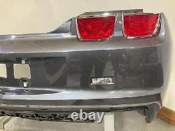 10-13 Chevy Camaro SS OEM Rear Bumper Cover WithTail Lights&Rebar (Cyber Gray GBV)
