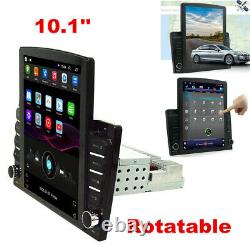 10.1'' 1DIN Android 8.1 Quad-core Car Stereo Radio GPS Wifi Multimedia Player