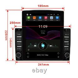 10.1'' 1DIN Android 8.1 Quad-core Car Stereo Radio GPS Wifi Multimedia Player