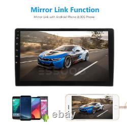 10.1 2 Din Android 9.1 Car Stereo MP5 Player GPS Sat Navi WIFI + Backup Camera