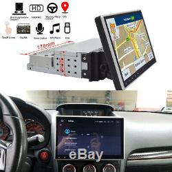 10.1'' Single Din Android 9.1 GPS Head Unit Touch Screen Wifi MP5 Bluetooth FM
