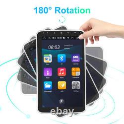 10 2+32G Rotatable Single Din Android 10.0 Car Stereo GPS Radio WiFi MP5 Player