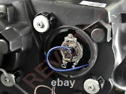 14-15 Chevy Camaro LS LT SS Black LED U Bar i8 Style Projector Headlights RH+LH