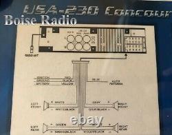 1967-1968 Chevy Camaro AM FM Stereo Radio BLACK Dash USA-230 200 w Aux input
