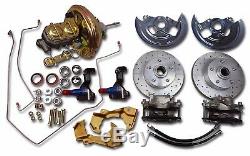 1967 -1969 Chevrolet Camaro power front disc brake conversion kit with hard lines