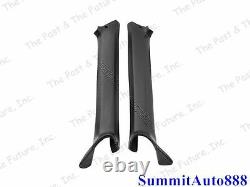 1968 68 Camaro Firebird Pillar Post Moldings Pair Black Dynacorn New