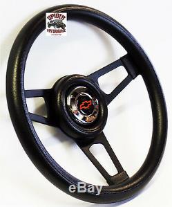 1969-1994 Camaro steering wheel Red Bowtie 13 3/4 Black Spoke