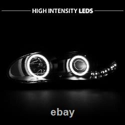 1998 1999 2000 2001 2002 For Chevy Camaro LED Projector Headlights Pair
