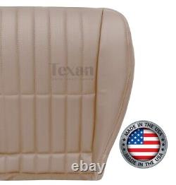 1999, 2000 Chevy Camaro T-Tops V6 V8 Driver Bottom Perforated Seat Cover Tan