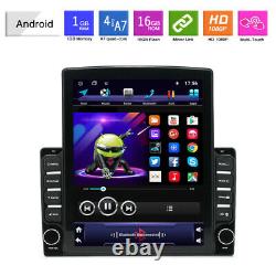 1DIN 10.1 Android 9.1 HD Quad-core 2+32GB Car Stereo Radio GPS Nav MP5 Player