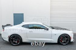 1LE Extended V2 Style Rear Trunk Lid Wickerbill Spoiler For 16-Up Chevy Camaro