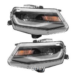 1 Pair For 2016-2022 Chevy Camaro HID/Xenon Projector Headlights LED Left+Right