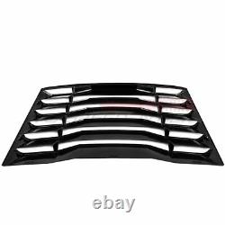 1x ABS Window Scoop Louver Cover For 16-19 Chevy Camaro 1pcs US Stock