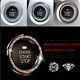 1x Car Auto Suv Decorative Chrome Accessories Button Start Switch Diamond Ring