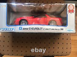 2002 Chevy Camaro SS Red 35th Anniversary 118 Welly HTF Brand New In Box