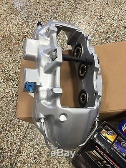 2009-12 Cadillac CTS-V Brembo Silver 6 Piston Front Calipers + GM pads + pin kit