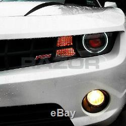 2010 2011 2012 2013 CCFL Halo Ring Projector Black Headlight For Chevy Camaro