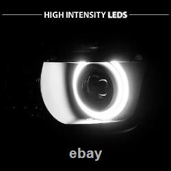 2010 2011 2012 2013 Halo Ring Projector Black Headlight For Chevy Camaro