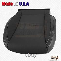 2010 2015 Chevy Camaro Front Driver Bottom Perforated Leather Seat Cover Black