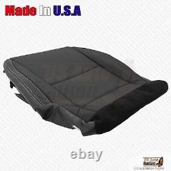 2010 2015 Chevy Camaro Front Driver Bottom Perforated Leather Seat Cover Black