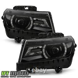 2014-2015 Chevy Camaro LT SS HID/Xenon LED DRL Projector Headlights Headlamps