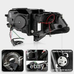 2016-2018 Chevy Camaro Halogen Black LED Sequential Signal Projector Headlights