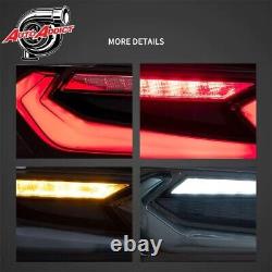 2016-2018 Chevy Camaro Umbra Led Taillights Gloss Black/smoke Lens