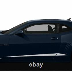 2016-2021 Chevy Camaro Body Side Insert Door Trim Molding Accent Stainless Steel