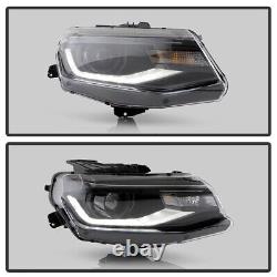 2016-2022 Chevy Camaro HID/Xenon LED DRL Projector Headlight Replacement RIGHT