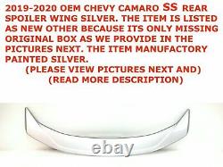 2019-2020 Chevy Camaro SS rear spoiler wing SILVER 23395384