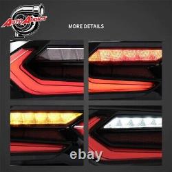 2019-2023 Chevy Camaro Umbra Led Taillights Gloss Black/red Lens