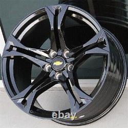 20 Gloss Black Wheels Fits Chevy Camaro ZL1 SS LT