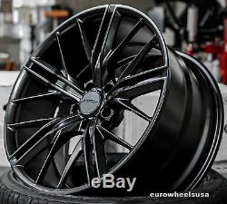20x10 / 20x11 5x120 MRR M650 Black ZL1 Style Wheels For Chevy Camaro 20 Inch
