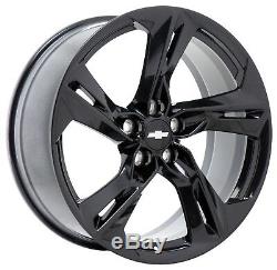 20x8.5 20x9.5 Chevrolet Camaro SS black wheels rims Factory OEM set 4 2019 2020