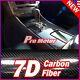 24 X 60 Black Carbon Fiber 7d Premium Gloss Vinyl Wrap Bubble Free Release Pro
