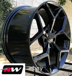 (2) 20 x9 (2) 20x 10 inch Chevy Camaro Z28 OE Replica Wheels Gloss Black Rims