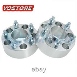 (2) 2 5x4.75 Hubcentric Wheel Spacers Adapter for Chevy Camaro S10 Cadillac GMC