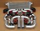 2.5' Chrome Piping+intercooler Kit+black Coupler Clamp Turbocharger Supercharger