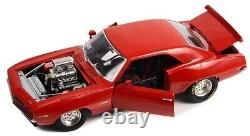 2 Cars Set Hpd 51451a/b 118 1969 Chevrolet Holeshot Camaro (572ci Blown) Red