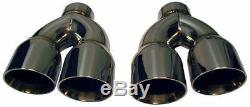 2 STAINLESS STEEL DUAL EXHAUST TIPS PAIR 2.5 3.5 Camaro Trans Am 2.5 3.5 LOW$