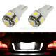 2 X White 168 194 2825 Hid 5 Smd Led Bulbs For License Plate Lights