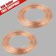 2x 25ft Per Roll Copper Nickel Steel Brake Line Tubing 3/16 For All Auto