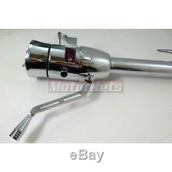 32 Chrome Stainless Automatic Tilt Steering Column Shift No Ignition Key GM