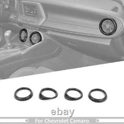 32pc Full Set Interior Decor Cover Trim Kits For Chevy Camaro 2017+ Carbon Fiber