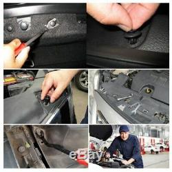 350pcs Car Plastic Rivets Fastener Fender Bumper Push Pin Clip Free Remover Tool