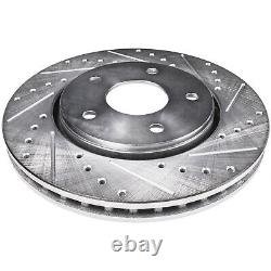 365mm Rear Drilled Brake Rotor for 2009-2015 2017-2021 Chevy Camaro Cadillac CTS