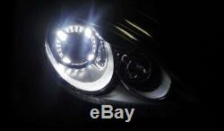 3.0 H1 Bi-Xenon Projector Lens For Headlights with Porsche Style 4-LED DRL Shroud