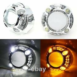3.0 H1 Bi-Xenon Projector Lens with Porsche Style 4-LED DRL Shroud For Headlights