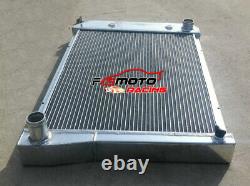 3 Row aluminum radiator & fans for Chevy Nova PRO 1968-1974/SMALL BLOCK 72-79 AT